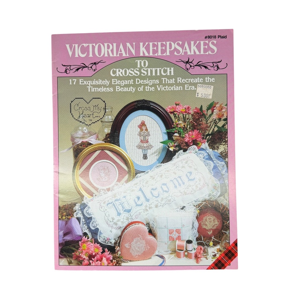 Victorian Keepsakes To Cross Stitch Book 8018 Plaid Heirloom‎ Designs